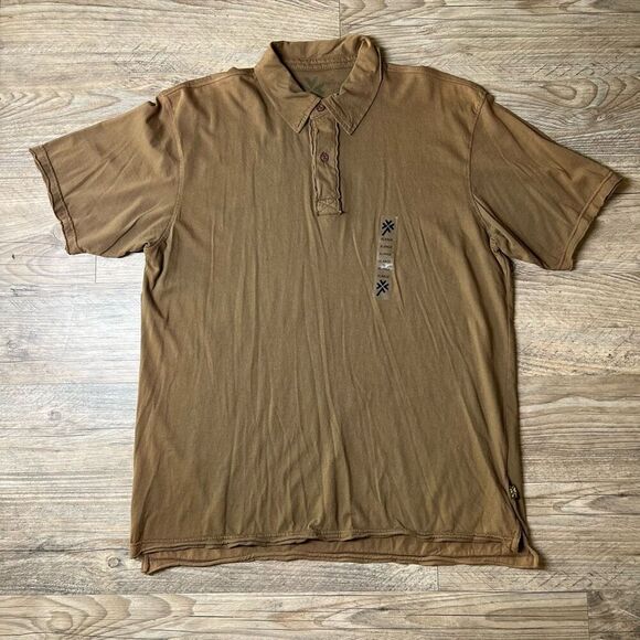 Modern Culture Mens Brown Short-Sleeve Polo Shirt Size‎ XL - Picture 1 of 8